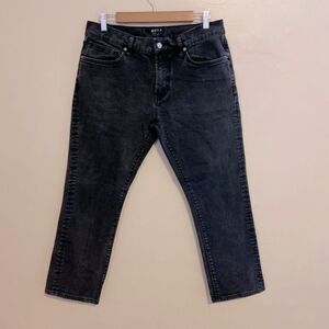 DSTLD skinny slim black denim jeans 33x24